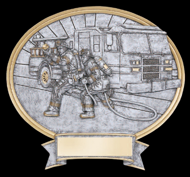 Firefighter Plate (8 1/2"x8")